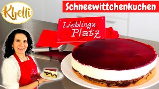 Schneewittchenkuchen  Rotkäppchenkuchen einfaches Rezept Muttertag Mothersday  Khellis Backwelt [upl. by Wells]