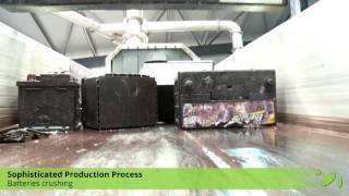 EN SUNLIGHT Recycling  Leadacid Batteries Recycling ULAB [upl. by Hut205]