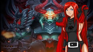 AQ3D Soloing Nulgath In Throne Of The Archfiend Dungeon With Samurai ClassOracle Class Cross Skill [upl. by Ennavoj]