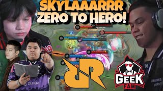 SKYLARRR FROM ZERO TO HERO  EPIC COMEBACK  RRQ VS GEEK MATCH 3  MPL S14 PLAYOFF [upl. by Yelkao]