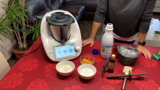 Crema pastelera con Thermomix  recetasmjmix [upl. by Wilt]