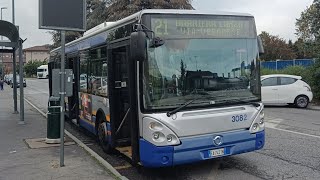 GTT 3082Linea 21 Irisbus Citelis 12m Voith [upl. by Nivri163]