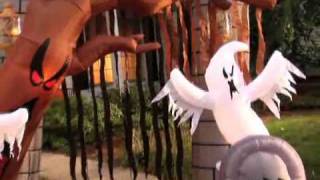 Graveyard Inflatable Archway Halloween Decoration [upl. by Thema]