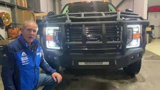 F450 Limited Featuring Road Armor Rigid Lights and Ford Accessories Strobe Kit [upl. by Ahl732]