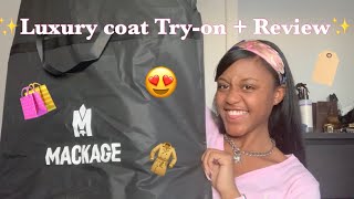 DETAILED Mackage Coat Unboxing  Review ft Affirm [upl. by Caesaria494]