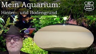 Hinter und Bodengrund  Mein Aquarium 6 [upl. by Neeneg]