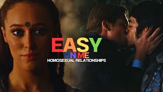 Homosexual Relationships • Easy on me multicouples [upl. by Altis]