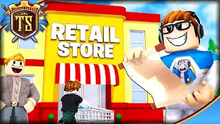 STJAL BUTIKPLANER FRA MINE KONKURRENTER  Retail Tycoon 2  Dansk Roblox med TortenSkjold [upl. by Lareena]