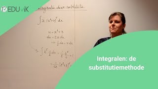 Substitutiemethode bij integralen samengestelde functies  Eduvik [upl. by Auka952]