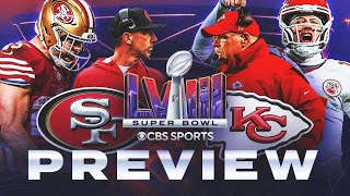 SUPER BOWL LVIII FULL PREVIEW 49ers vs Chiefs I FINAL PICKS  PREDICTIONS I CBS Sports [upl. by Ecertak]