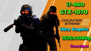 i7860  GTX1070  DDR3 8GB  Counter Strike 2 2023 Test High 1920x1080p Game Spec PC [upl. by Marlow]