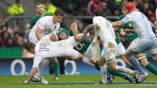 Classic Games England v Ireland Twickenham Stadium17th March 2012 [upl. by Kcirddes539]