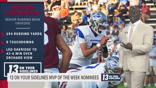 13 On Your Sidelines MVP candidates for Week 1 [upl. by Neile]