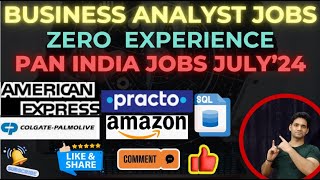 Business Analyst Jobs in India  Business Analyst Jobs for Freshers in India  Analyst Jobs 2024 [upl. by Kwarteng720]