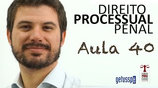 Aula 40  Direito Processual Penal  Prisão Preventiva [upl. by Yadnus]