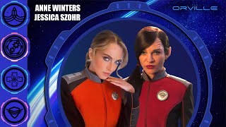 INSIDE THE ORVILLE  Anne Winters amp Jessica Szohr [upl. by Geesey129]