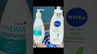 Nivea moisturizer and dr Reddys venusia moisturizer review shorts viralbeauty [upl. by Karlotte]