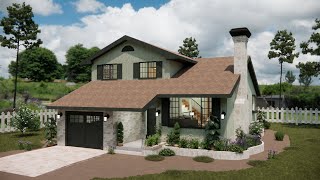 Discover Stunning 2Story Small House Design  10x11 m 32x37  4 Bedrooms [upl. by Casaleggio]