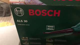 Bosch ALS 30 Garden vacuum review [upl. by Hafirahs]