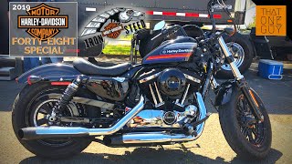 2019 HarleyDavidson FortyEight Special Test Ride and Review  Iron Steed HD Vacaville [upl. by Odlanar]