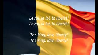 Belgian National Anthem  quotLa Brabançonnequot FRDENLEN [upl. by Aramen]