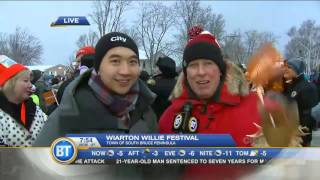 Winston in Wiarton for Groundhog Day Part 2 of 4 [upl. by Dorella]