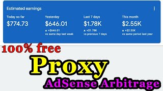 How to Find best Proxy for AdSense Arbitrage  100 safe proxy for AdSense Arbitrage [upl. by Neyrb]