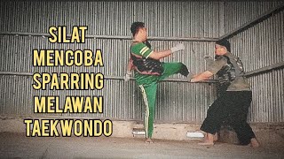 Sparring Silat VS Taekwondo Full Fight [upl. by Lissy703]