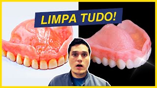 Aprenda a higienizar prótese e dentadura do jeito certo [upl. by Loris]