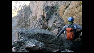 The Sawtooth Ridge Mt Bierstadt and Mt Evans Colorado 14er [upl. by Sew]