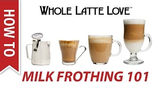 Milk Frothing for Beginners [upl. by Aseefan]