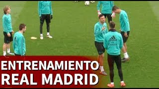 EibarReal Madrid  Entrenamiento completo en Valdebebas  Diario AS [upl. by Akenot]