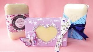 Confezioni per Saponette Fai da te  Handmade Soap Packaging [upl. by Ledba]