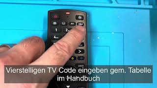 VU Universalfernbedienung programmieren [upl. by Connell831]