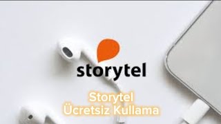 Storytel Ücretsiz Kullanma  Storytel Sesli Kitap [upl. by Arved]