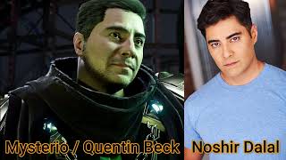 Character and Voice Actor  Marvels SpiderMan 2  Mysterio  Quentin Beck  Noshir Dalal [upl. by Purpura]