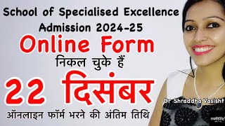 School of Specialised Excellence 202425  SOSE  Delhi School of Specialised Excellence [upl. by Eenaffit691]