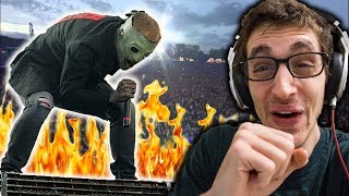 Slipknot  Sic Live At Download Festival 2009 HIP HOP HEAD REACTS TO METAL [upl. by Cirdahc500]