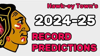 My PREDICTIONS for EVERY Blackhawks Game this Season [upl. by Anayeek]