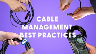 How to label cables cable management best practices for AV industry [upl. by Lahcar]