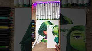 ¿Como se vería DESAGRADO en humana 🤩 insideout2 drawing shorts [upl. by Meekahs]