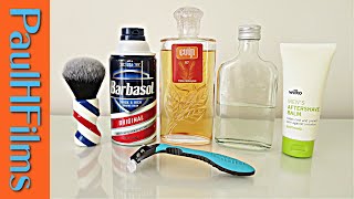 Wilkinson Sword Extreme 3 quotDisposablequot  Barbasol Original Shaving Cream [upl. by Erdried]