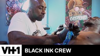 Ceaser Tattoos Desiigner amp Talks About BedStuy  Black Ink Crew [upl. by Lamrouex]