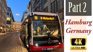 HAMBURG Germany Bus Line 19 Wednesday evening 15062022 Part 2 4K [upl. by Winnie]