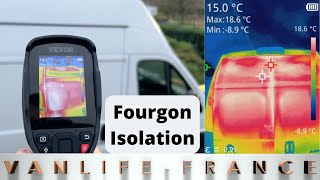 Analyse de mon isolation à la caméra thermique  Fourgon Aménagé [upl. by Surad]