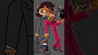 Um desenho do Pinstripe Potoroo crashbandicoot [upl. by Lenuahs]