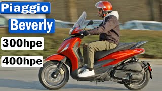 2021 Piaggio Beverly 400 hpe amp 300 hpe design preview [upl. by Eikciv]