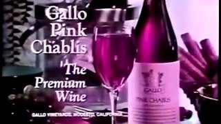 Gallo Pink Chablis Wine Commercial 1973 [upl. by Massarelli568]