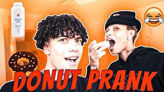 BABY POWDER DONUT PRANK😳 [upl. by Connelley]