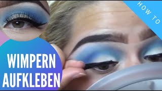 wimpern ankleben  nnbeautytwins [upl. by Irving599]